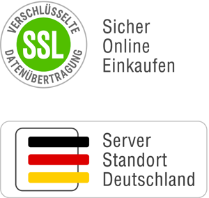 Schließanlagen sicher einkaufen + SSL Verschlüsselung + Serverstandort Deutschland Siegel